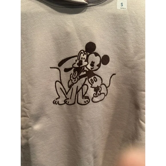 Women's UNIQLO Disney Yu Nagaba Mickey & Pluto Hoodies - Picture 5 of 5